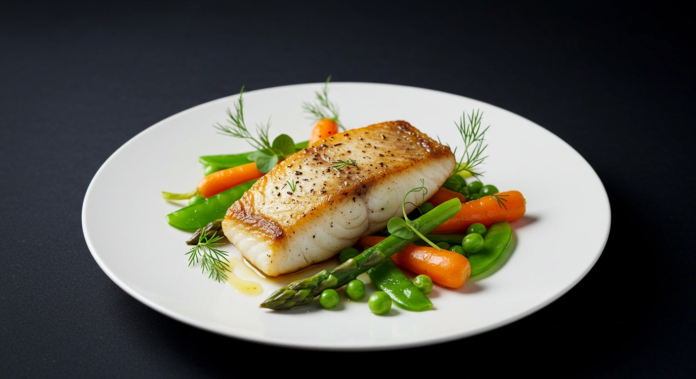 Pan-Seared Halibut with Spring Vegetables: An Impressive Yet Simple Dinner - secondary view